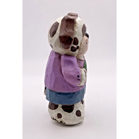 Eddie Walker Midwest of Cannon Falls Dog With Frog Figurine Used - Picture 4 of 9